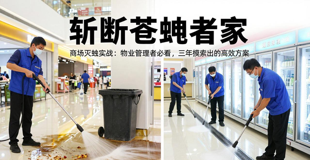 商场灭蝇实战:物业管理者必看,三年摸索出的高效方案