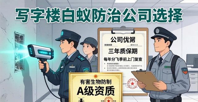 写字楼白蚁突袭别慌 三步搞定防治难题